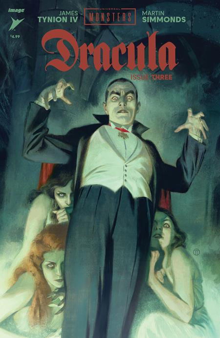 UNIVERSAL MONSTERS DRACULA #3 (OF 4) CVR B JULIAN TOTINO TEDESCO VAR PREORDER 27/12/2023