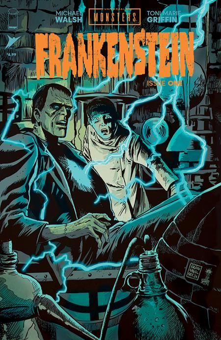 UNIVERSAL MONSTERS FRANKENSTEIN #1 (OF 4) CVR C INC 1:10 FRANCESCO FRANCAVILLA CONNECTING VARIANT