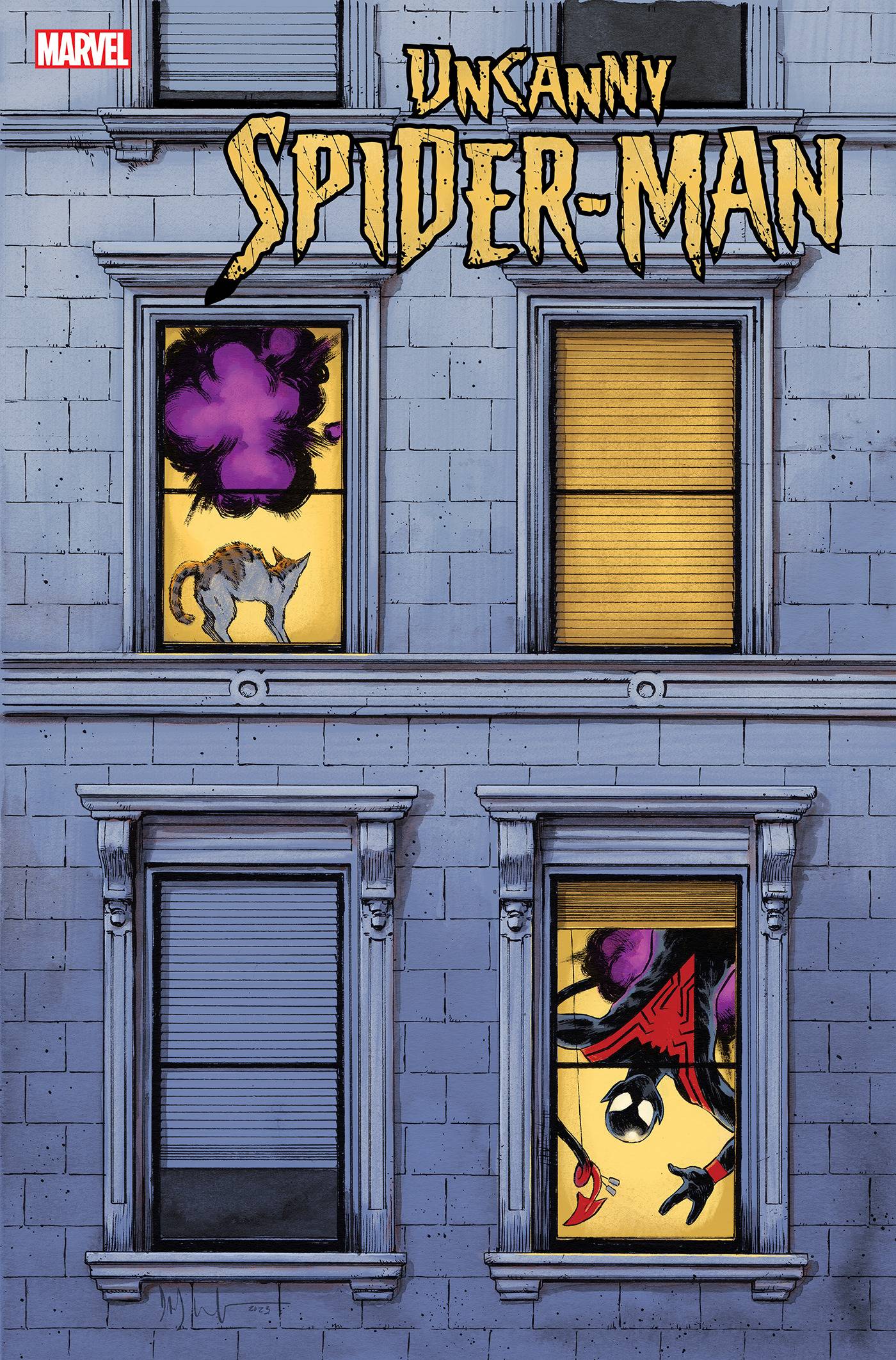 UNCANNY AMAZING SPIDER-MAN #1 DAVE WATCHER WINDOWSHADES VAR