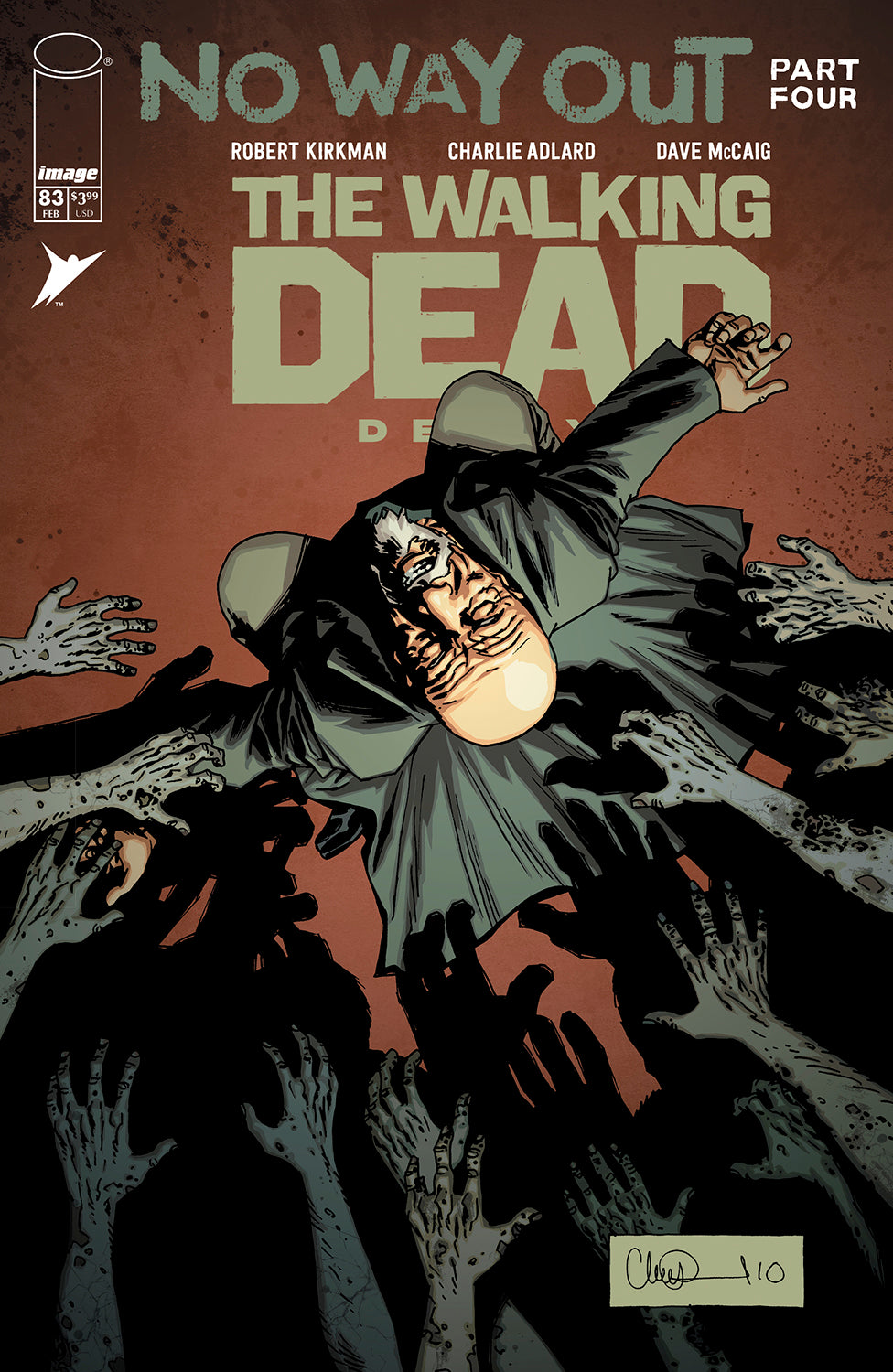 WALKING DEAD DELUXE #83 CVR B ADLARD & MCCAIG VAR (MR)