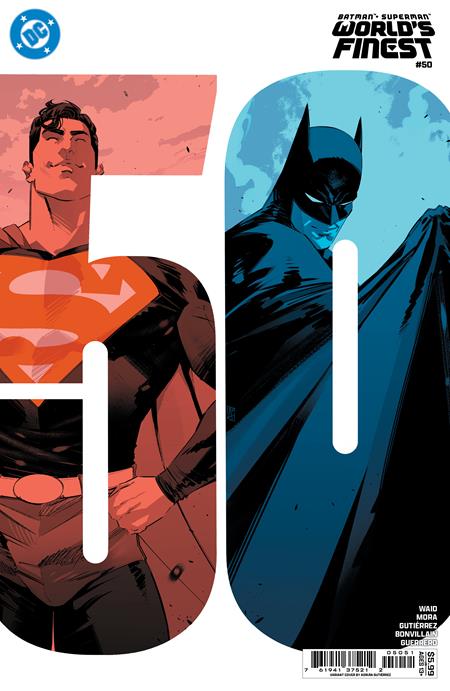 BATMAN SUPERMAN WORLDS FINEST #50 CVR E ADRIAN GUTIRREZ CARD STOCK VAR