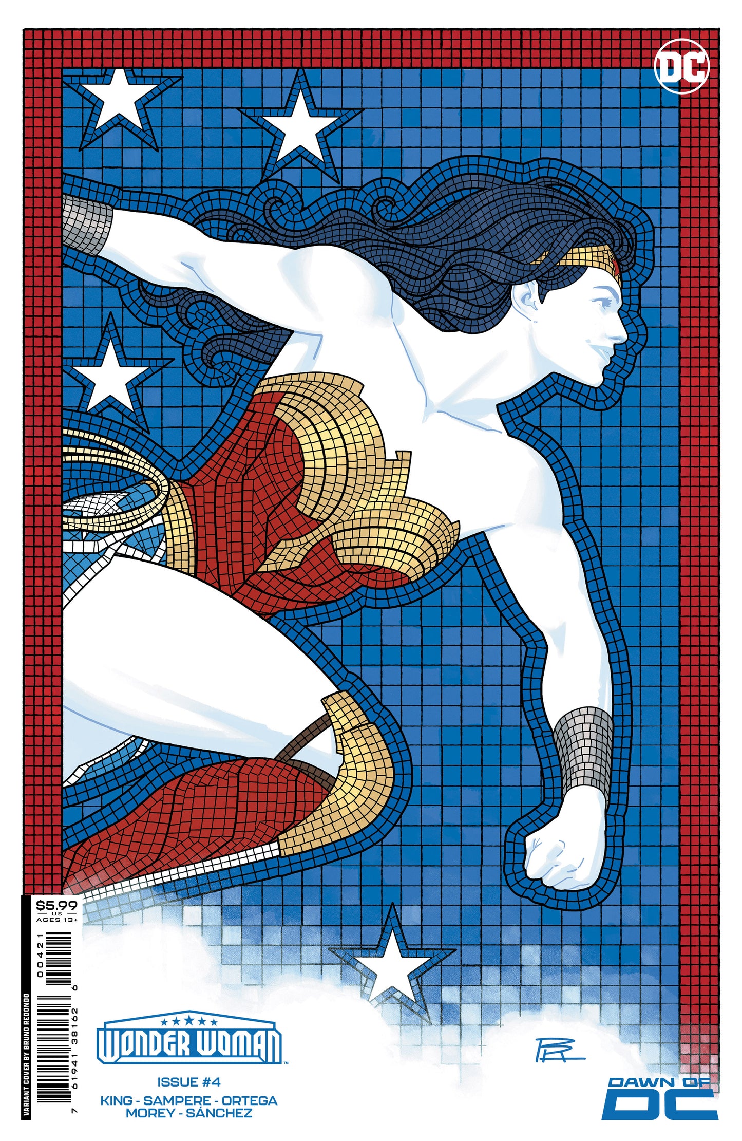 PREORDER 19/12/23 WONDER WOMAN #2 CVR B BRUNO REDONDO CARD STOCK VAR