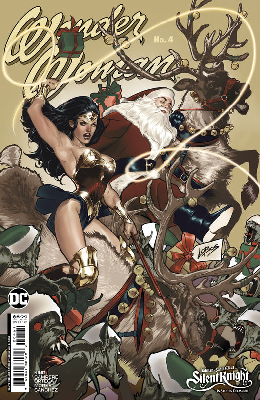 PREORDER 19/12/23 WONDER WOMAN #2 CVR D PABLO VILLALOBOS SANTA CARD STOCK VAR