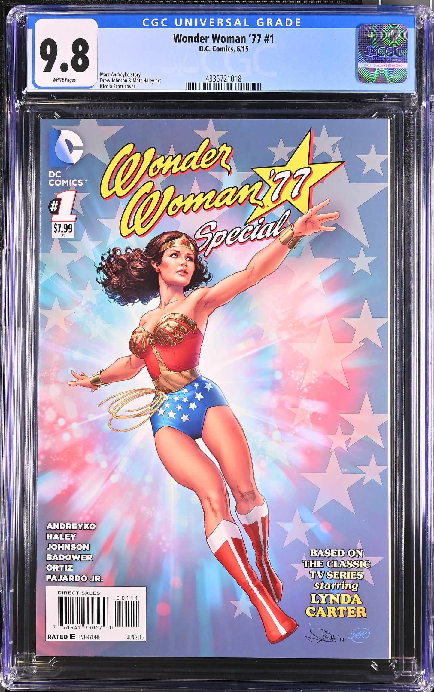 WONDER WOMAN 77 SPECIAL #1 CGC 9.8