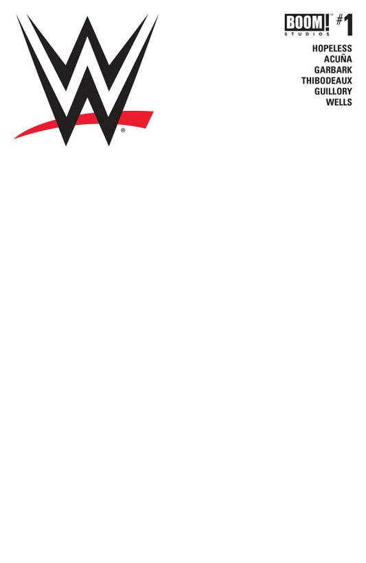 WWE ONGOING #1 BLANK SKETCH VAR