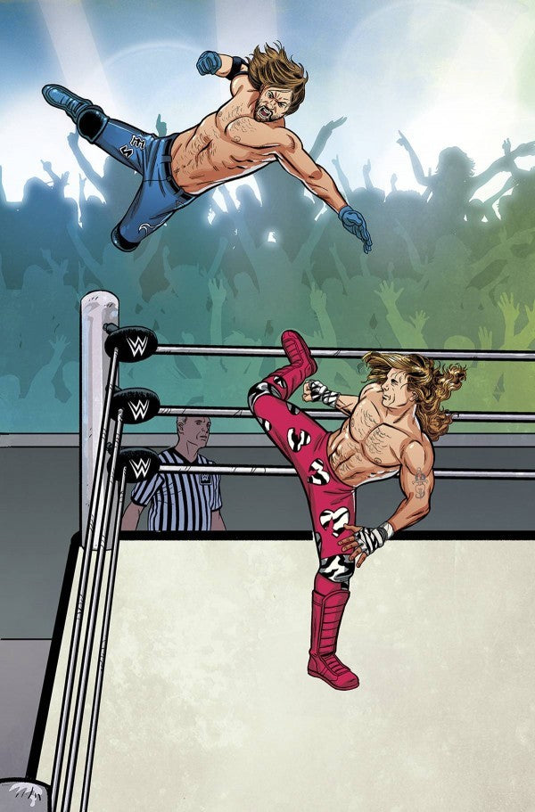 WWE ONGOING #1 BRENT SCHOONOVER ROYLE RUMBLE CONNECTING VIRGIN VAR