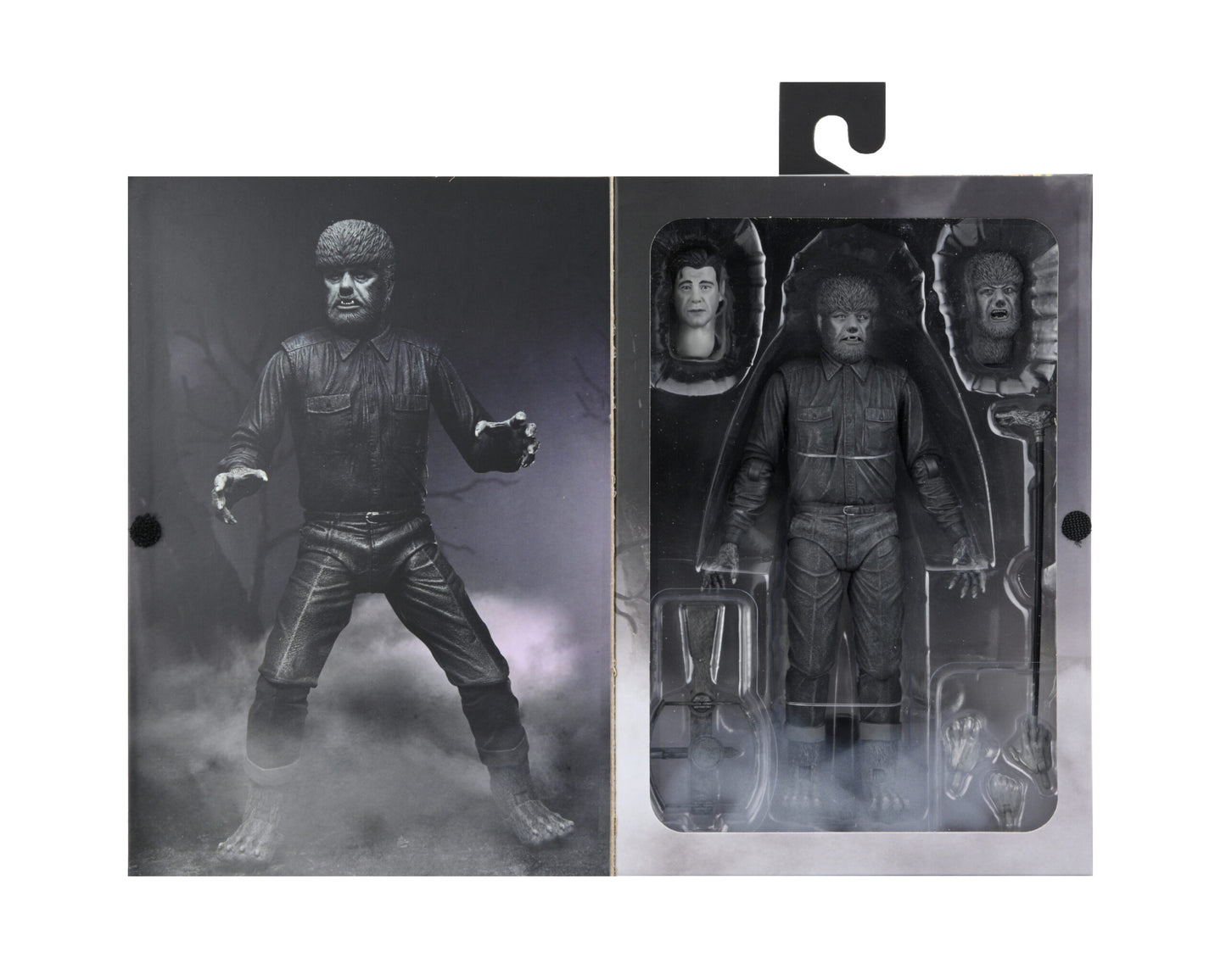 Universal Monsters 7″ Scale Action Figure – Ultimate Wolf Man (Black & White)