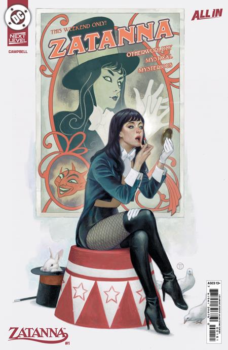 ZATANNA (2026) #1 CVR G INC 1:25 JULIAN TOTINO TEDESCO CARD STOCK VAR - PREORDER (FOC 6/4/26) DUE IN STORE 24/6/26