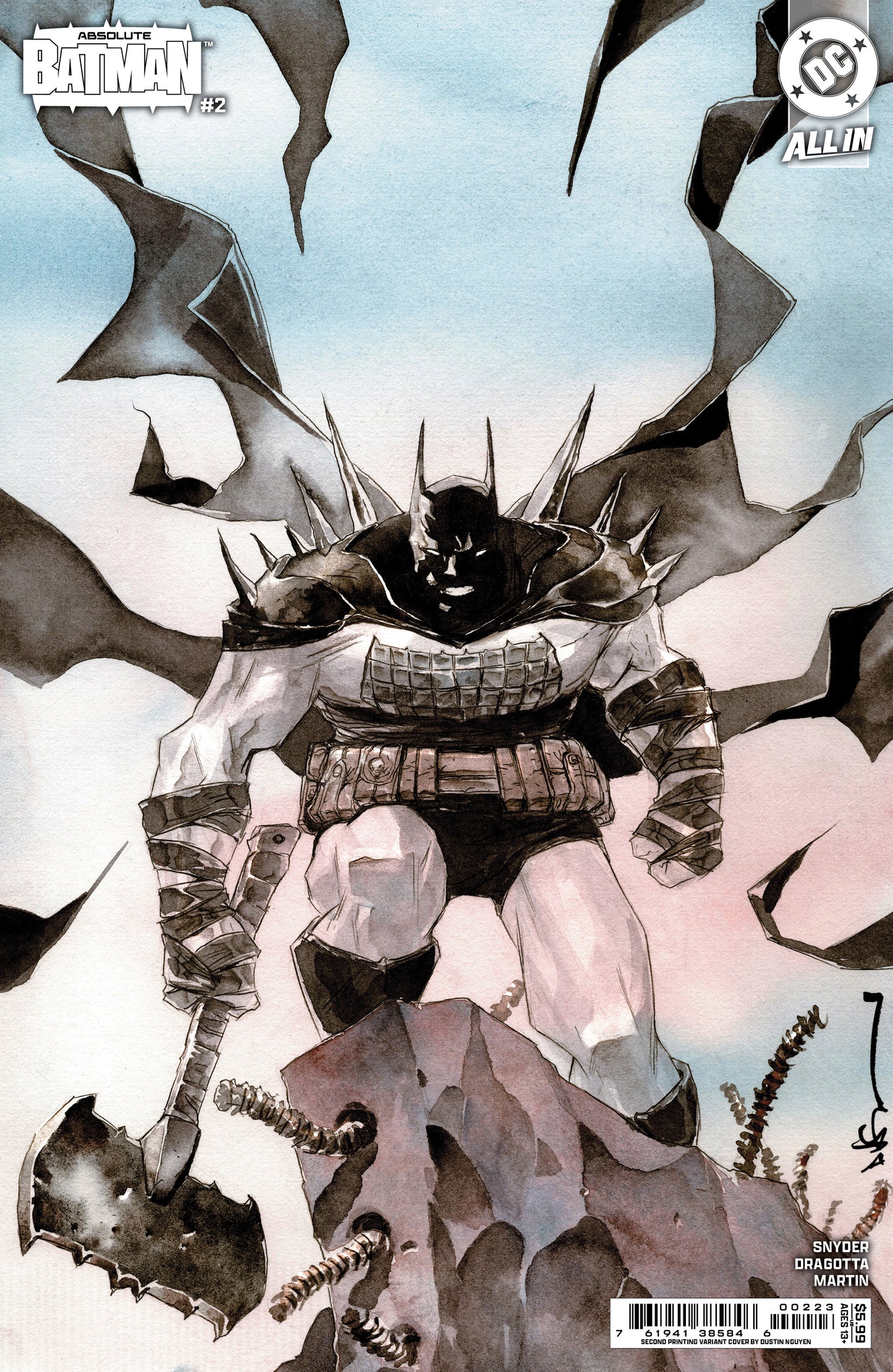 ABSOLUTE BATMAN #2 2ND PTG CVR B DUSTIN NGUYEN CARD STOCK VAR - PREORDER