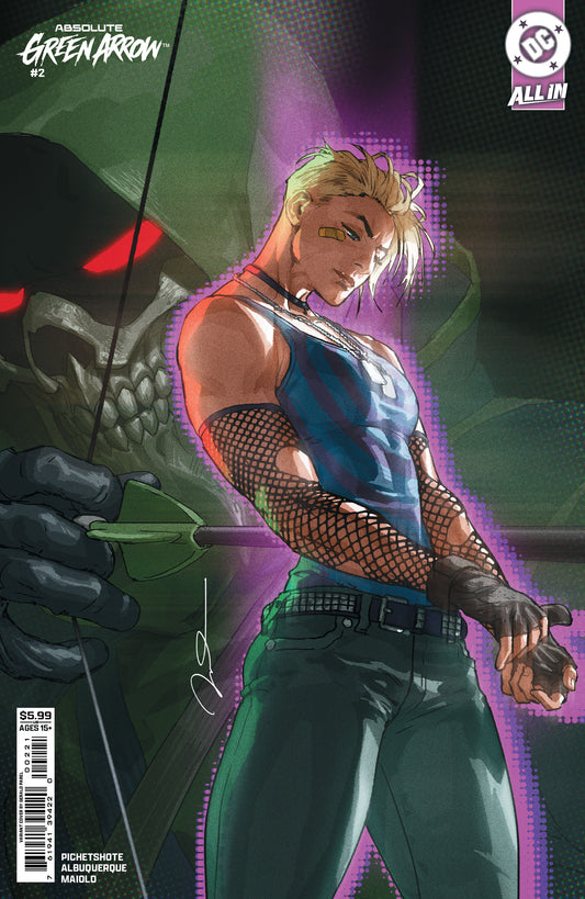 ABSOLUTE GREEN ARROW #2 (OF 6) CVR B GERALD PAREL CARD STOCK VAR