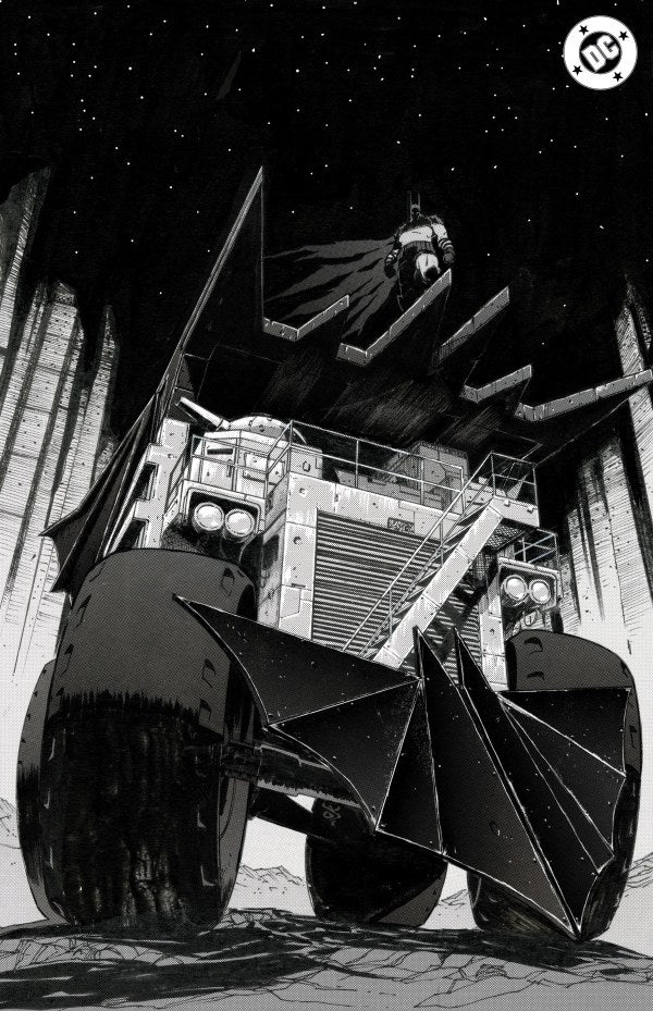 Absolute Batman Annual 2025 #1 Third Printing Cover C Nick Dragotta Black & White Foil Virgin Variant