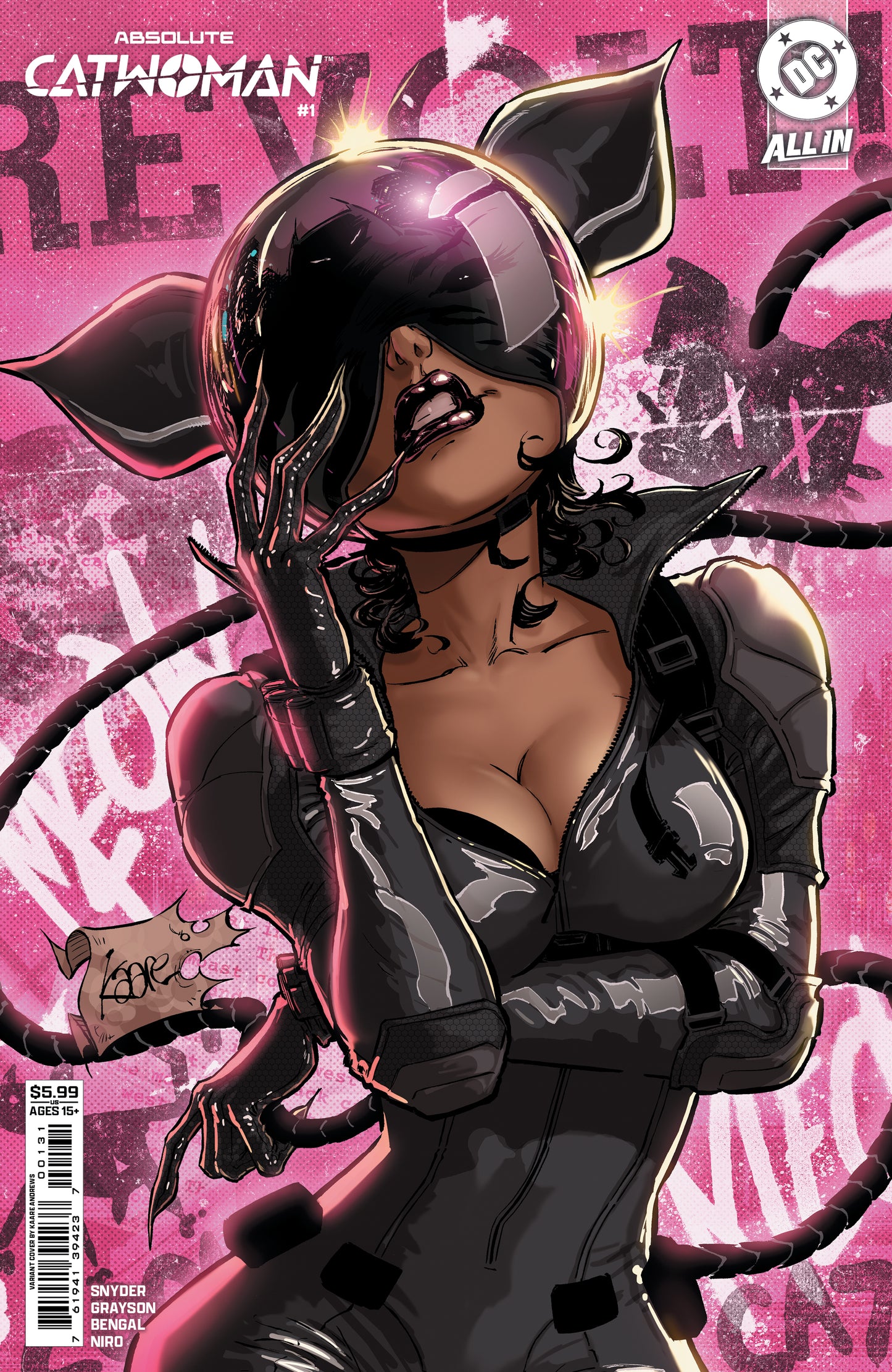 ABSOLUTE CATWOMAN #1 (OF 6) CVR C KAARE ANDREWS CARD STOCK VAR - DUE 10/6/26 - NOT FINAL COVER