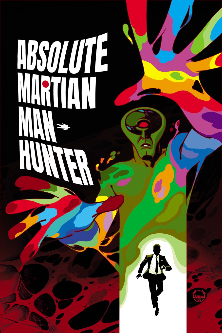 ABSOLUTE MARTIAN MANHUNTER #11 CVR C DAVE JOHNSON CARD STOCK VAR - DUE IN STORE 22/4/26