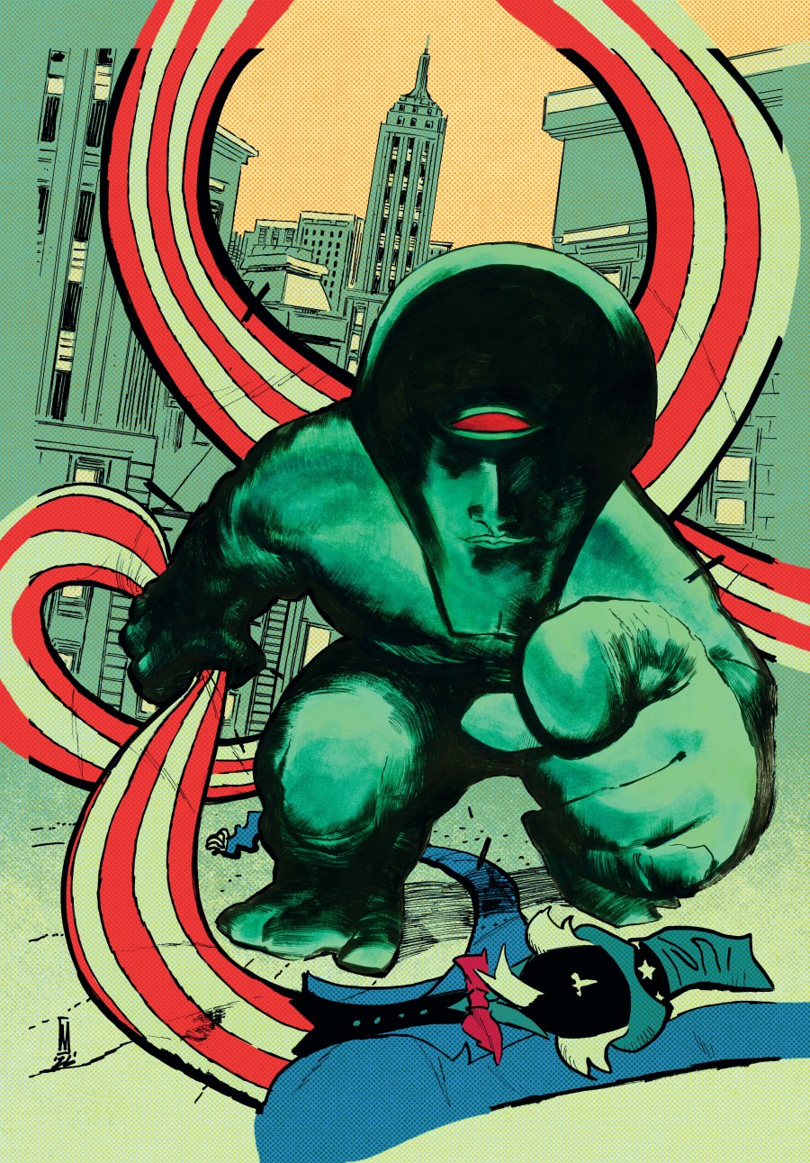 ABSOLUTE MARTIAN MANHUNTER #12 CVR C WERTHER DELL EDERA CARD STOCK VAR - DUE IN STORE 27/5/26