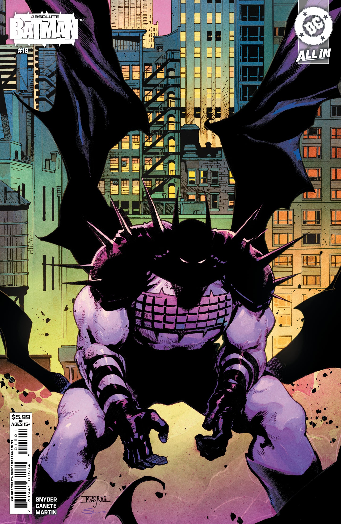 ABSOLUTE BATMAN #18 CVR B MAHMUD ASRAR CARD STOCK VAR -  DUE 11/2/26