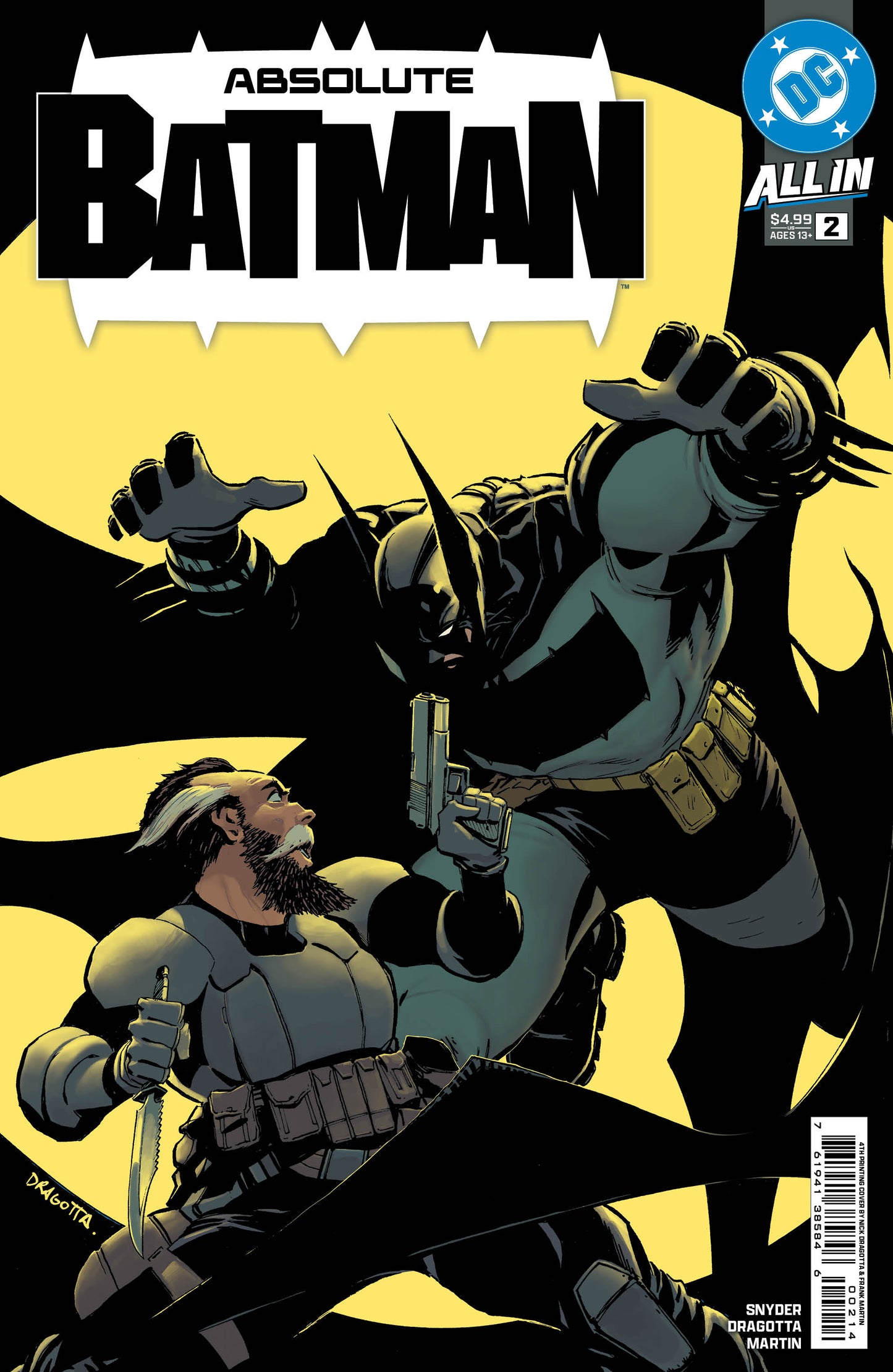 ABSOLUTE BATMAN #2 Fourth Printing Cvr A Nick Dragotta - PREORDER 23/4/25