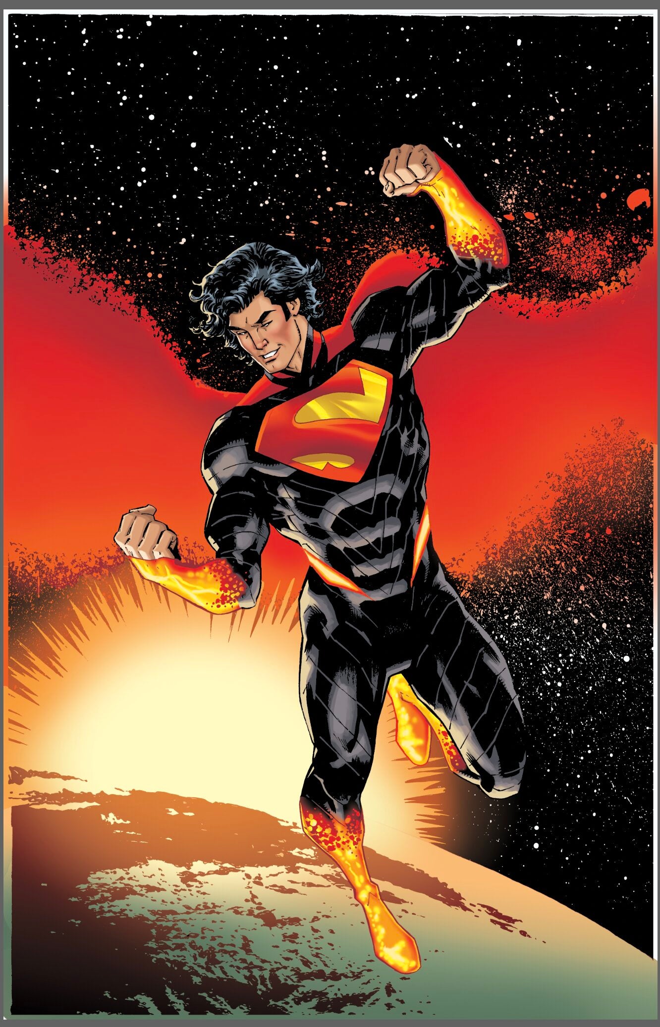 ABSOLUTE SUPERMAN #11 Second Printing Cvr B Sean Izaaske Card Stock Var -  DUE 18/3/26 - NOT FINAL COVER