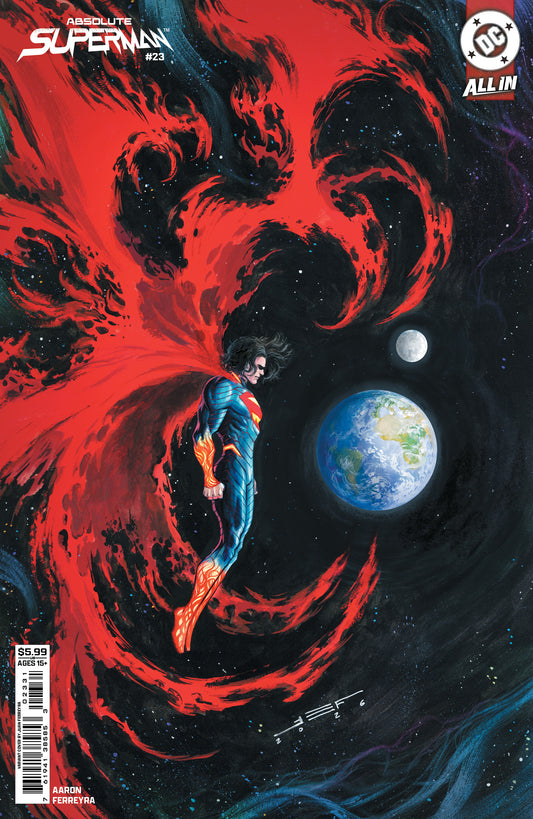 ABSOLUTE SUPERMAN #23 CVR C JUAN FERRERYA CARD STOCK VAR - PREORDER - (FOC 10/8/26) DUE IN STORE 2/9/26