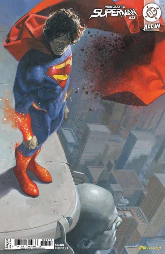 ABSOLUTE SUPERMAN #23 CVR D FABRIZIO DE TOMMASO CARD STOCK VAR - PREORDER - (FOC 10/8/26) DUE IN STORE 2/9/26