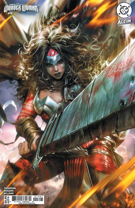 ABSOLUTE WONDER WOMAN #13 CVR B DERRICK CHEW CARD STOCK VAR
