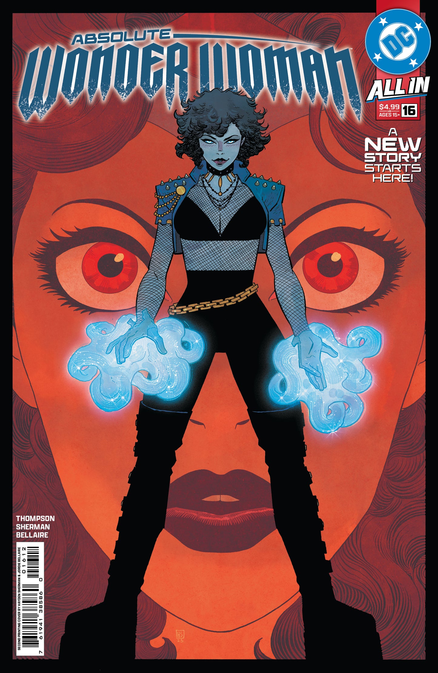 ABSOLUTE WONDER WOMAN #16 Second Printing Cvr A Hayden Sherman - DUE IN STORE 8/4/26