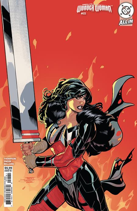 ABSOLUTE WONDER WOMAN #22 CVR B TERRY DODSON CARD STOCK VAR - PREORDER (FOC 29/6/26) DUE IN STORE 22/7/26 - NOT FINAL COVER