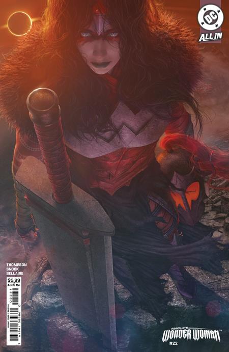 ABSOLUTE WONDER WOMAN #22 CVR C RAHZZAH CARD STOCK VAR - PREORDER (FOC 29/6/26) DUE IN STORE 22/7/26 - NOT FINAL COVER