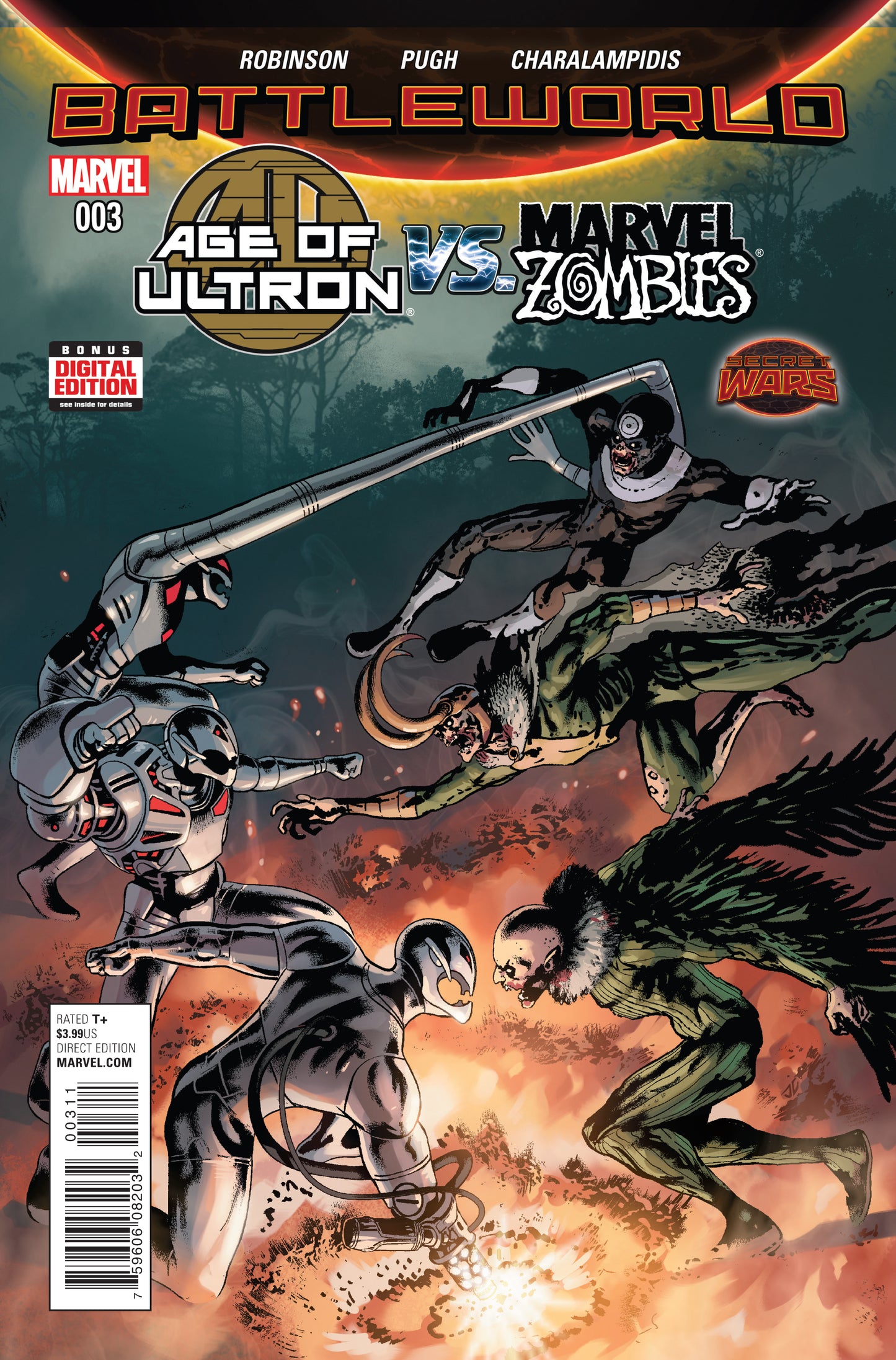 AGE OF ULTRON VS MARVEL ZOMBIES #3 (OF 4) SECRET WARS BATTLEWORLD