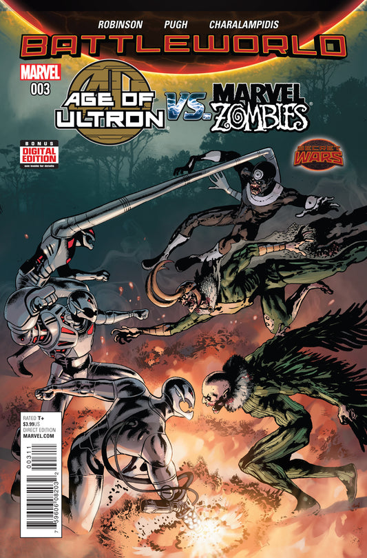 AGE OF ULTRON VS MARVEL ZOMBIES #3 (OF 4) SECRET WARS BATTLEWORLD