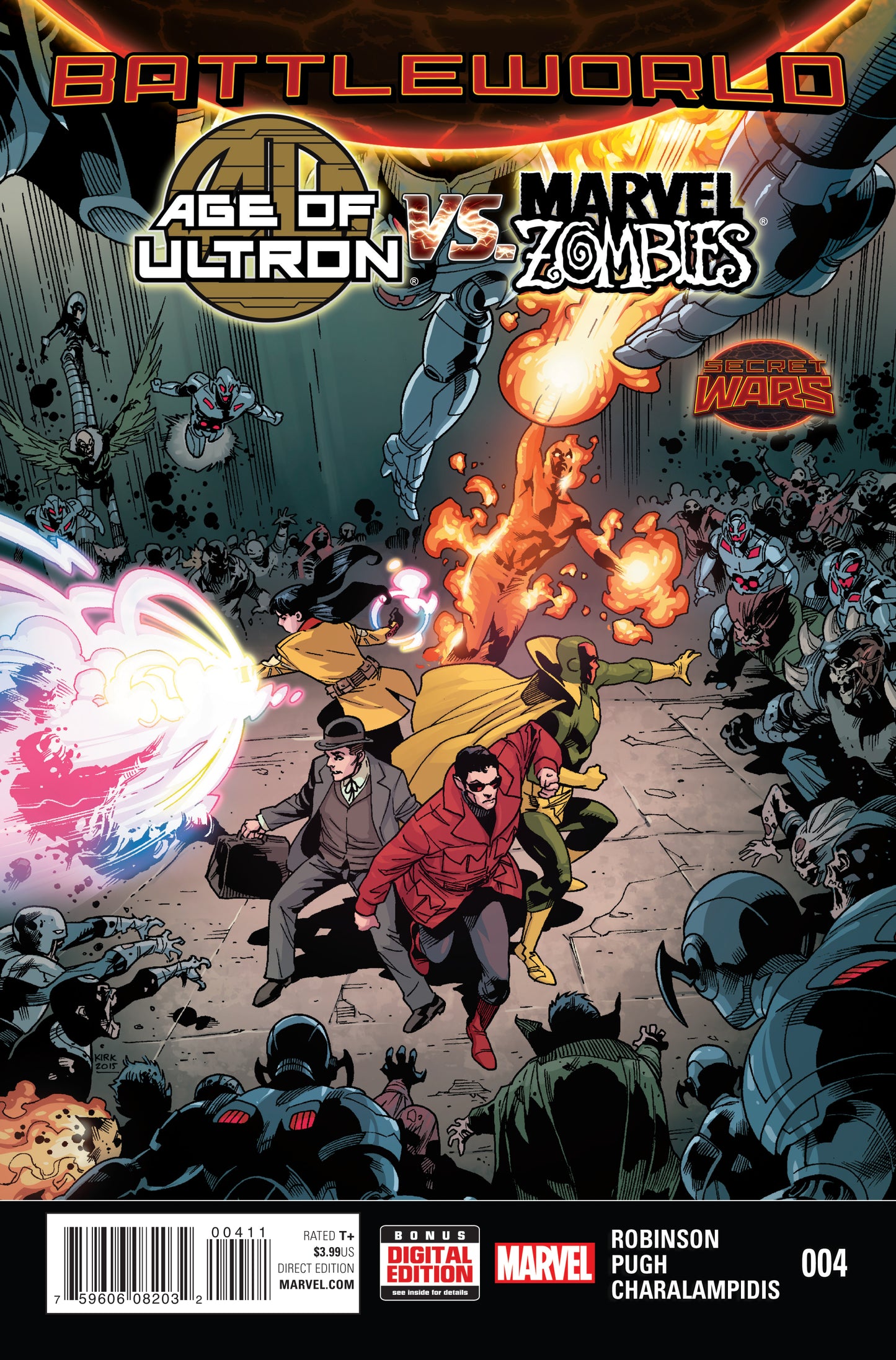 AGE OF ULTRON VS MARVEL ZOMBIES #4 (OF 4) SECRET WARS BATTLEWORLD