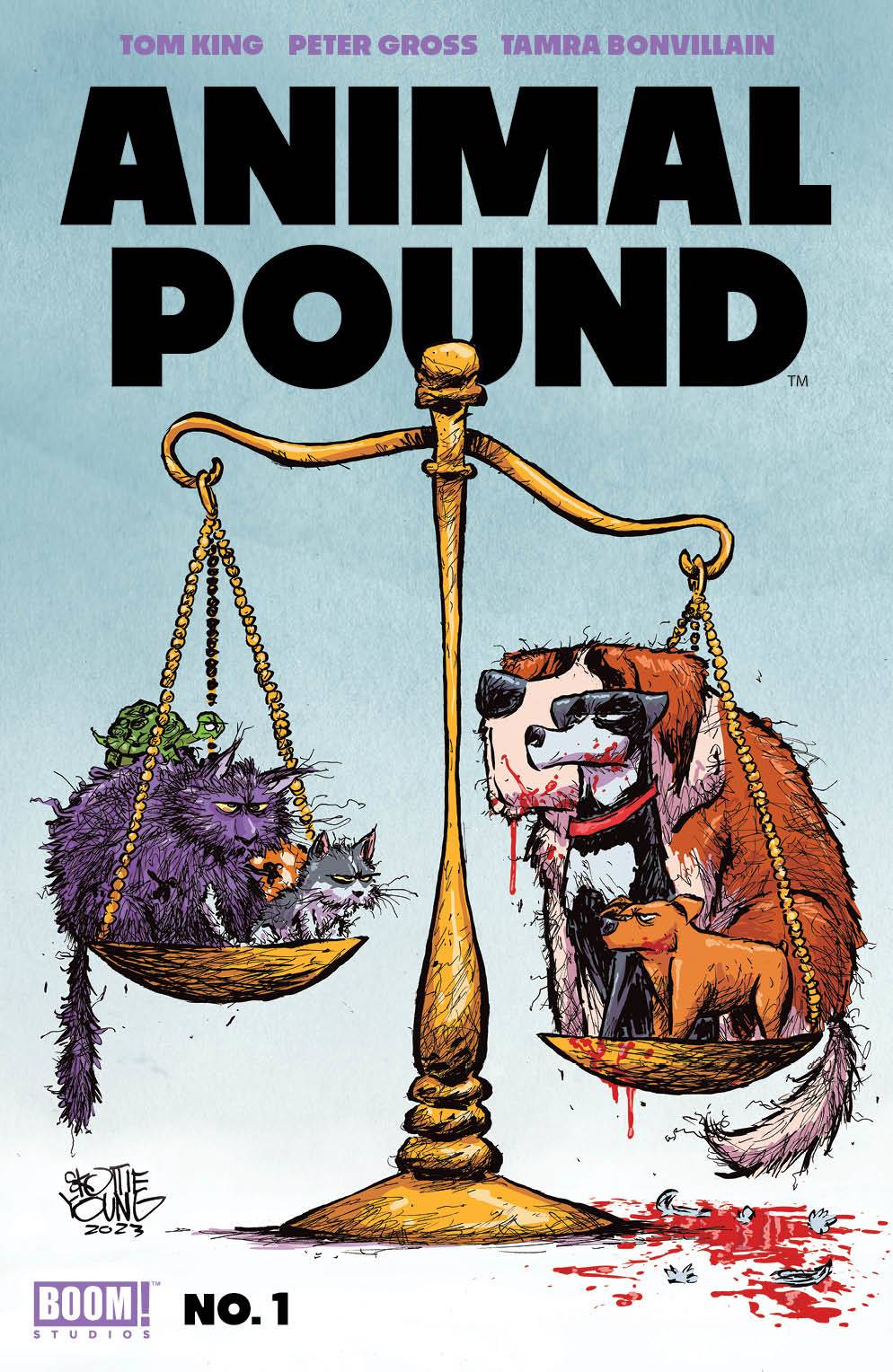 ANIMAL POUND #1 (OF 4) CVR G FOC SKOTTIE YOUNG VAR (MR)