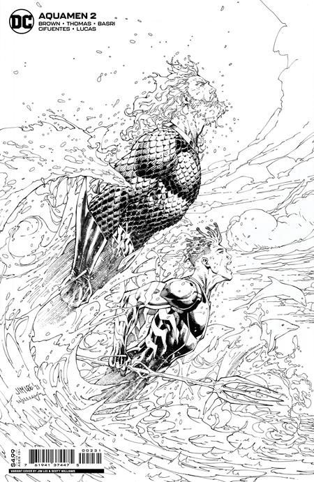 AQUAMEN #2 CVR C JIM LEE CARD STOCK VAR