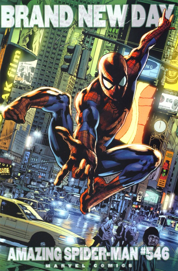 AMAZING SPIDER-MAN #546 BRYAN HITCH 1:20 VAR - 1st App Of Mr Negative