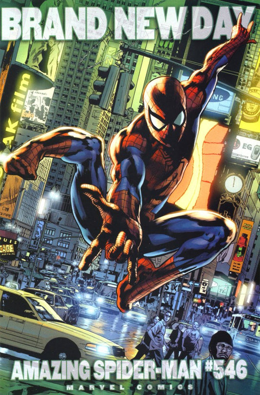 AMAZING SPIDER-MAN #546 BRYAN HITCH 1:20 VAR - 1st App Of Mr Negative