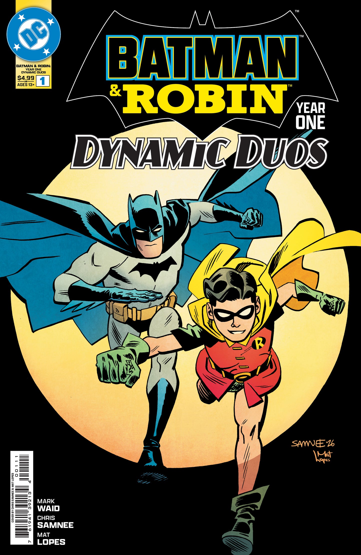 BATMAN & ROBIN YEAR ONE DYNAMIC DUOS #1 (OF 12) CVR A CHRIS SAMNEE - PREORDER (FOC 20/7/26) DUE IN STORE 12/8/26