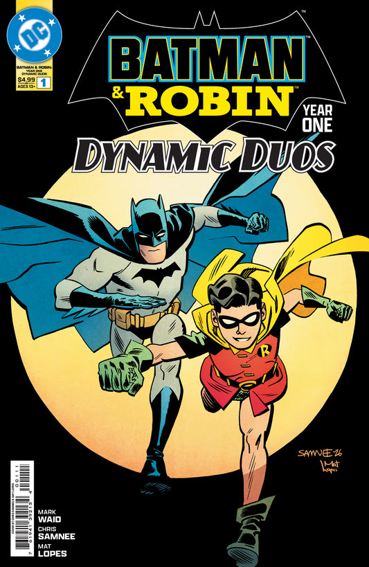 BATMAN & ROBIN YEAR ONE DYNAMIC DUOS #1 (OF 12) CVR A CHRIS SAMNEE - PREORDER (FOC 20/7/26) DUE IN STORE 12/8/26