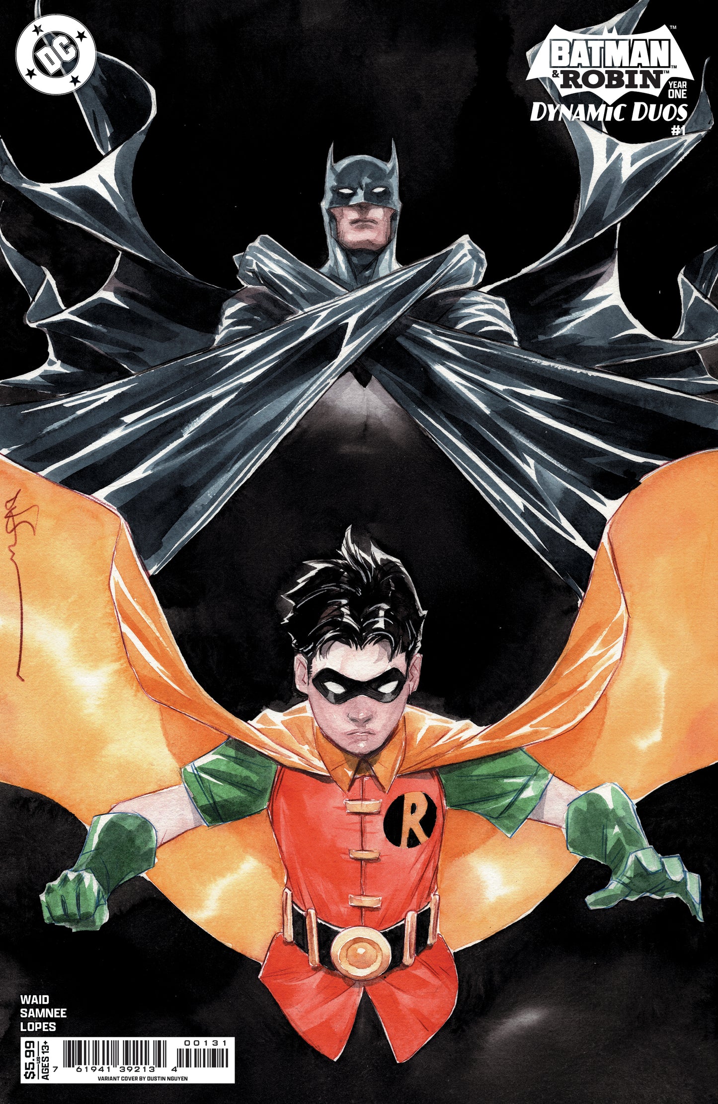 BATMAN & ROBIN YEAR ONE DYNAMIC DUOS #1 (OF 12) CVR C DUSTIN NGUYEN CARD STOCK VAR - PREORDER (FOC 20/7/26) DUE IN STORE 12/8/26