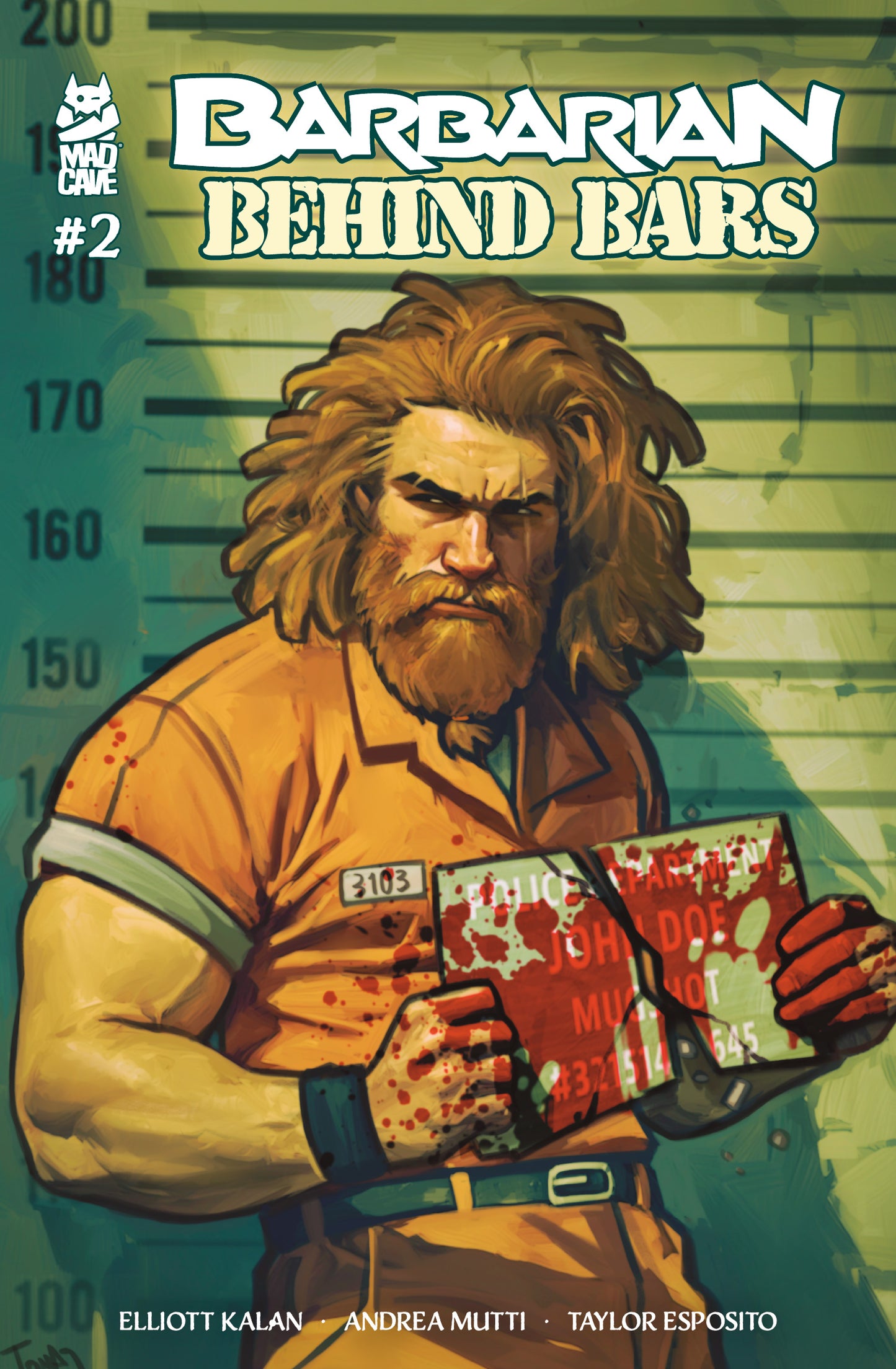 BARBARIAN BEHIND BARS #2 (OF 5) CVR A FRANCESCO TOMASELLI - DUE 18/3/26