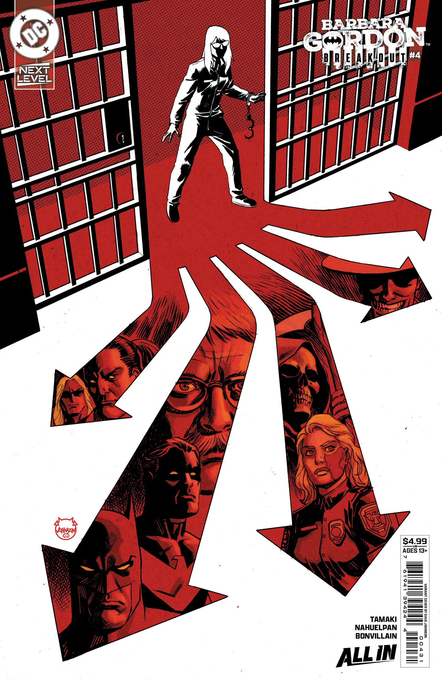 BARBARA GORDON BREAKOUT #4 CVR C DAVE JOHNSON CARD STOCK VAR - PREORDER (FOC 20/7/26) DUE IN STORE 12/8/26