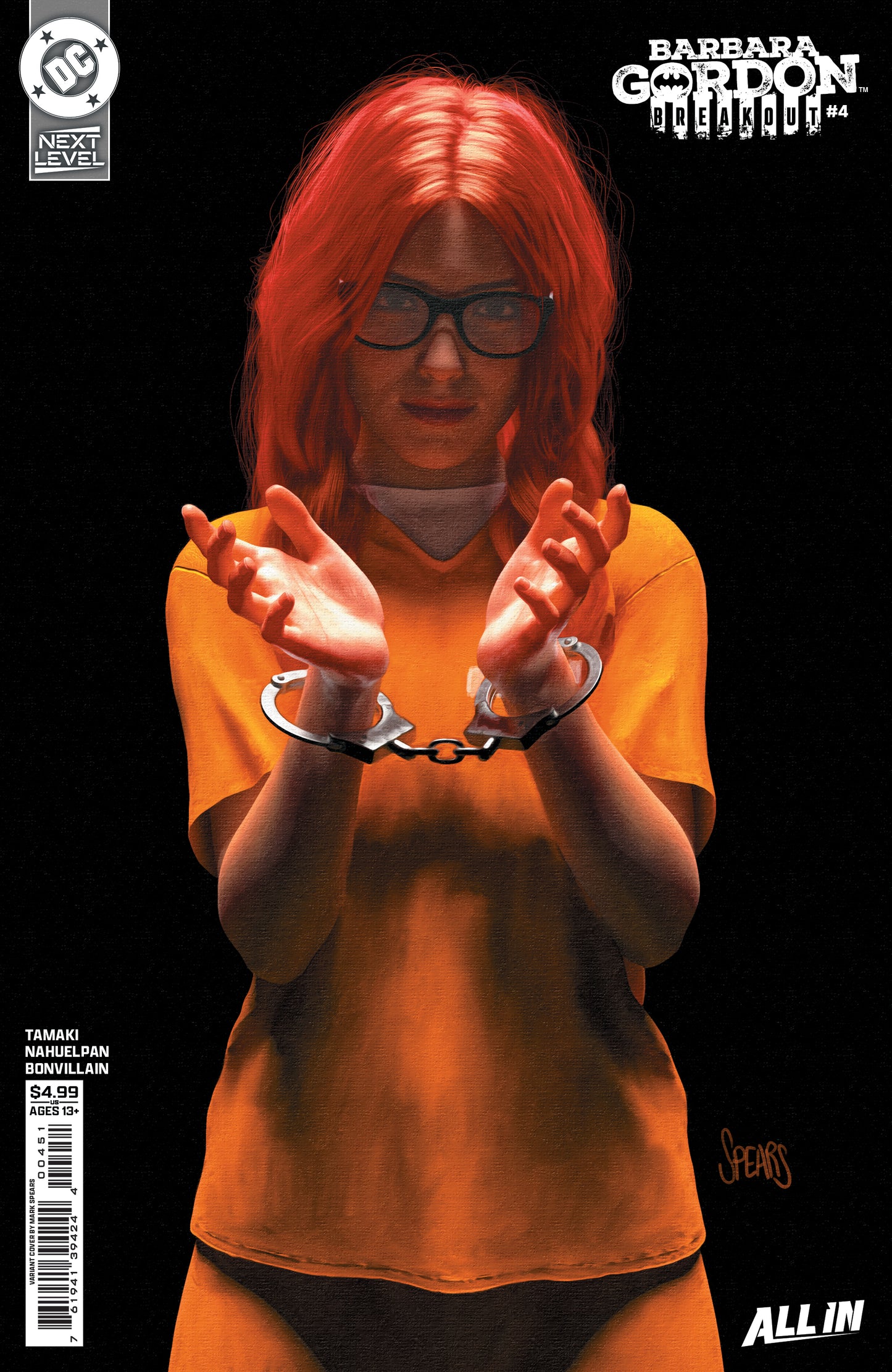 BARBARA GORDON BREAKOUT #4 CVR E MARK SPEARS CARD STOCK VAR - PREORDER (FOC 20/7/26) DUE IN STORE 12/8/26