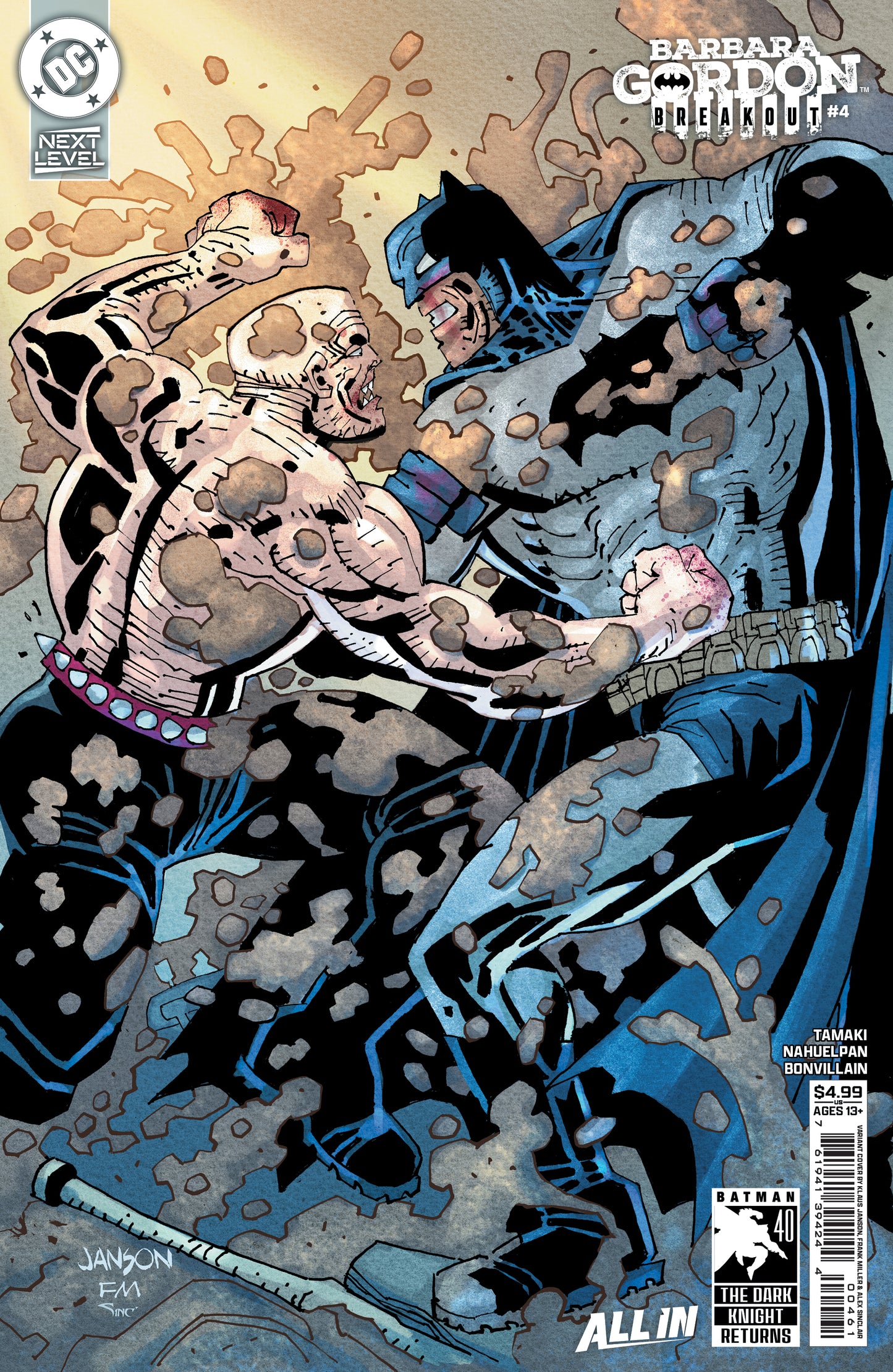 BARBARA GORDON BREAKOUT #4 CVR F KLAUS JANSON & FRANK MILLER DARK KNIGHT RETURNS 40TH ANNIVERSARY CARD STOCK VAR - PREORDER (FOC 20/7/26) DUE IN STORE 12/8/26