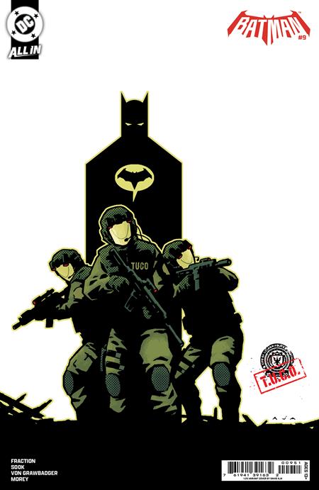 BATMAN #9 CVR H INC 1:25 DAVID AJA CARD STOCK VAR - PREORDER (FOC 27/4/26) DUE IN STORE 20/5/26