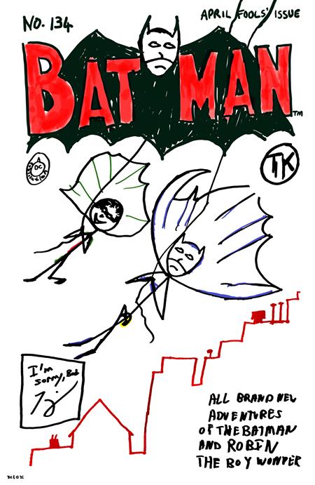 BATMAN #134 CVR F TOM KING APRIL FOOLS DAY CARD STOCK VAR