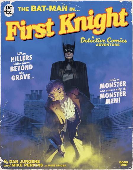 THE BAT-MAN FIRST KNIGHT #1 (OF 3) CVR C MARC ASPINALL PULP NOVEL VAR (MR) PREORDER 5/3/24