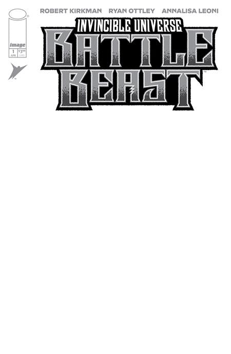 INVINCIBLE UNIVERSE BATTLE BEAST #1 CVR I BLANK SKETCH VAR - PREORDER 23/4/25