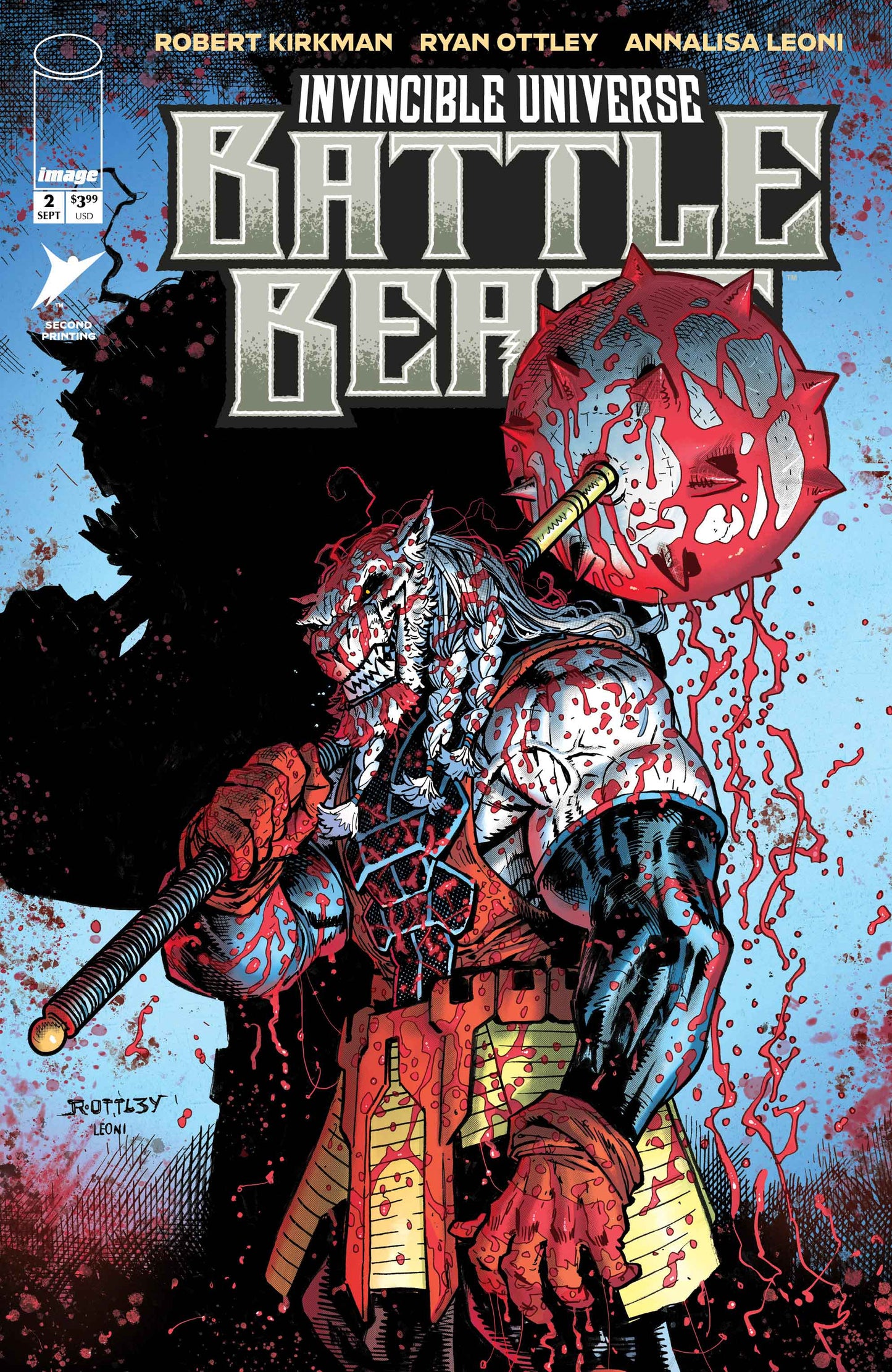Invincible Universe: Battle Beast #2 2nd Printing Ryan Ottley - DUE 24/9/25