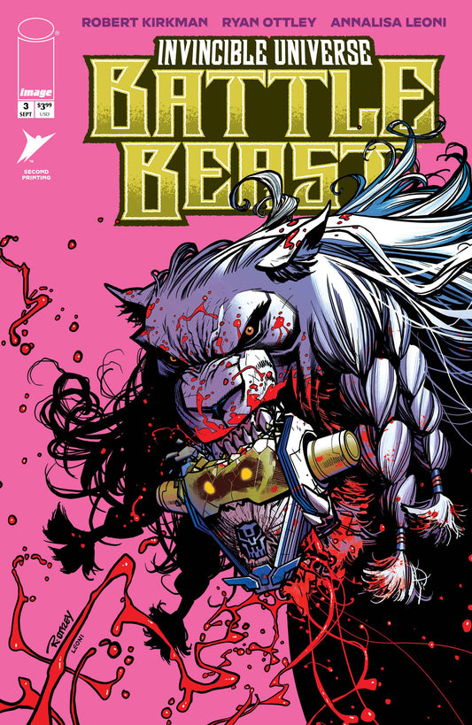 Invincible Universe: Battle Beast #3 2nd Printing Ryan Ottley - DUE 24/9/25