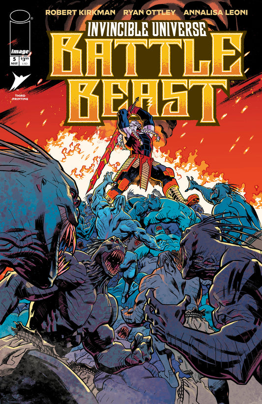 INVINCIBLE UNIVERSE BATTLE BEAST #5 3RD PTG MIKE HAWTHORNE VAR - PREORDER (FOC 27/4/26) DUE IN STORE 20/5/26