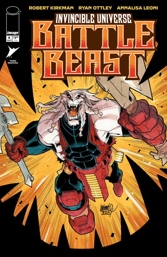 INVINCIBLE UNIVERSE BATTLE BEAST #6 3RD PTG DAVID LAFUENTE  VAR - PREORDER (FOC 27/4/26) DUE IN STORE 20/5/26