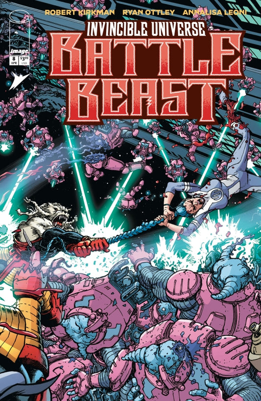 Invincible Universe Battle Beast #8 Cover C 1:10 Chris Burnham Connecting Variant